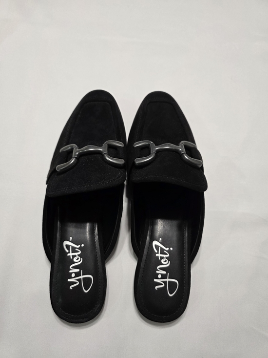 Y-Not Shoes - 🖤 Y-Not? Black Faux Suede Horsebit Mule Loafers